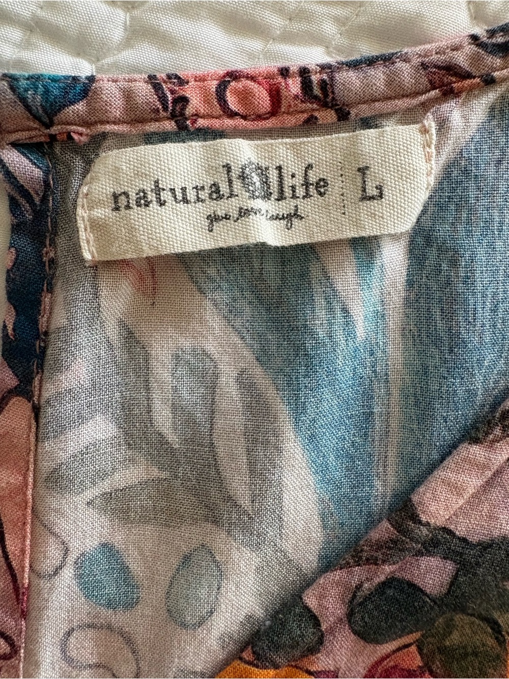 Natural Life “Let’s Just Go” Pink Floral Botanical Boho Wide Leg Jumpsuit - Picture 2 of 12